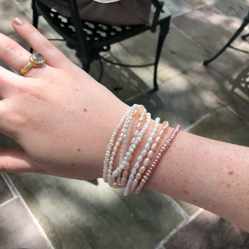 Pearl bracelets